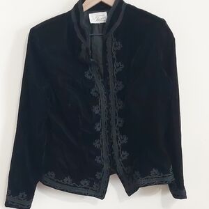 Vintage Farinae Velvet Blazer